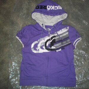 womens ECKO RED zip up hoodie.cap sleeve.Vintage.Y2K.size medium